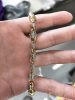 Goldfilled Antialergijski Luksuzni Barakka Ogrlica 60cm Dolga in 8mm Široka (65g) Barva 14K Multikolor