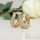 Goldfilled Antiallergijske uhane 18mm 18K barva