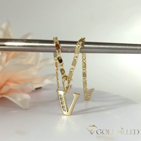   Antiallergene pozlačena ogrlica „Goldfilled“,  več velikostih debelina 2mm, barva 14K