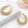 Goldfilled Antialergijske Obročaste uhani 50mm 14K barva