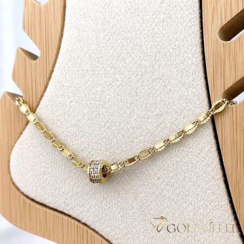 Goldfilled Verižica za gleženj 27cm/3mm Barva 14K
