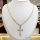 Antiallergijska Goldfilled ogrlica 50cm/4mm + obesek, barva 14K