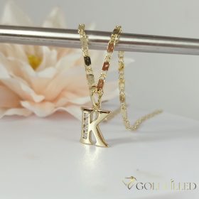   Antiallergene pozlačena ogrlica „Goldfilled“,  več velikostih debelina 2mm, barva 14K