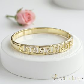   Antiallergene Goldfilled zapestnice 7-4mm  barvna (14K) premer 60mm "odprtljiv"