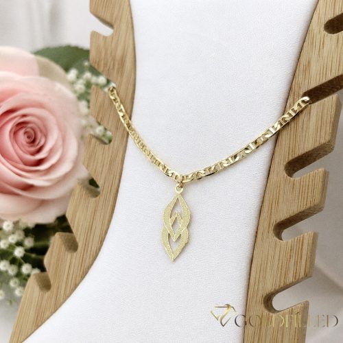 Goldfilled Verižica za gleženj 27cm/3mm Barva 14K