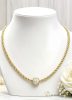 Antiallergijska Goldfilled ogrlica 45cm/3mm + obesek, barva 14K