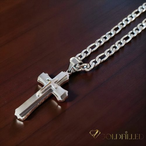 Naramnica iz nerjavečega jekla 55cm/7mm	