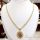 Antiallergijska Goldfilled ogrlica 45cm/5,2mm + obesek, barva 14K