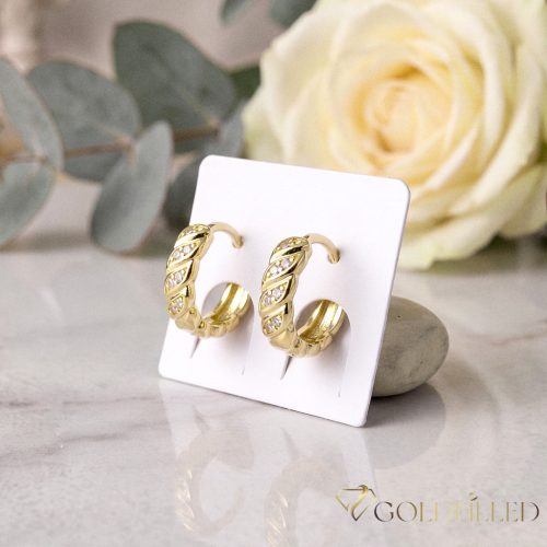 Goldfilled Antialergijske Uhani 13mm 14K barva