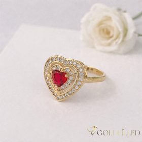   Antialergijski prstan „Goldfilled”, v različnih velikostih, barva 18K