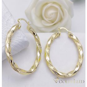 Goldfilled Antialergijske Obročaste uhani 40mm 14K barva