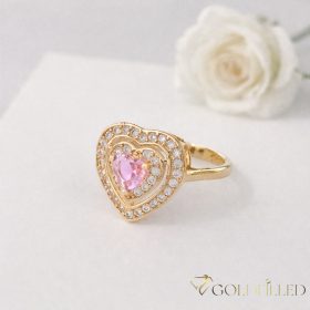   Antialergijski prstan „Goldfilled”, v različnih velikostih, barva 18K