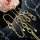 Antiallergene Goldfilled Ogrlica 45 cm/2-10mm + Zapestnica 17-20 cm + Uhani, barva 14K