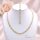 Antiallergene Goldfilled ogrlica 45 cm/6mm  + zapestnica 17 cm, barva 14K