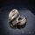Goldfilled antialergijski uhani 19 mm 14K barva