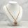 Antiallergijska Goldfilled ogrlica 50cm/3,5mm + obesek, barva 18K
