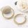 Goldfilled Antialergijske  uhani 30mm 14K barva