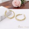 Goldfilled Antialergijske  uhani 30mm 14K barva