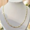 Antialergijska ogrlica Goldfilled 50cm dolga in 4mm široka Barva 14K