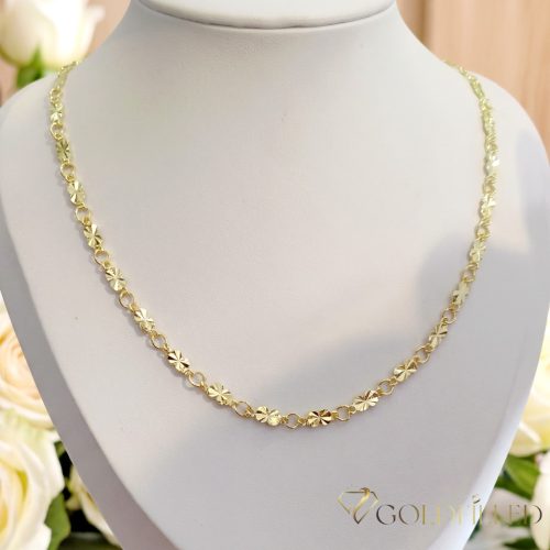 Antialergijska ogrlica Goldfilled 50cm dolga in 4mm široka Barva 14K