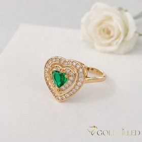   Antialergijski prstan „Goldfilled”, v različnih velikostih, barva 18K