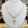 Antiallergijska Goldfilled ogrlica 50cm/4mm + obesek, barva 14K