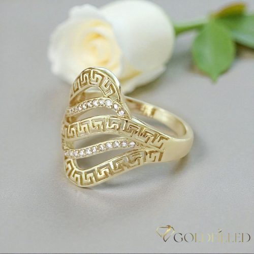 Antialergijski prstan „Goldfilled”, v različnih velikostih, barva 14K