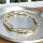 Antiallergene Goldfilled zapestnice 22cm /8-9mm, večbarvna (14K) 