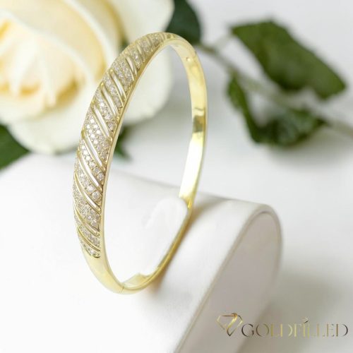 Antiallergene Goldfilled zapestnice 7-4mm  barvna (14K) premer 60mm "odprtljiv"