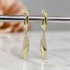 Goldfilled Antiallergene Uhani 40mm 14K barva