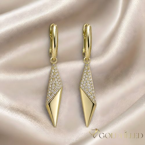 Goldfilled Antiallergene Uhani 40mm 14K barva