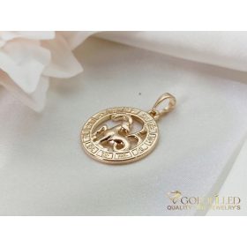 Goldfilled Antialergijski Medaljon 28mm 18K barva