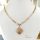 Antiallergijska Goldfilled ogrlica 50cm/4mm + obesek, barva 18K