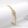 Antiallergene pozlačen zapestnica „Goldfilled“,17-20cm/4-8mm , barva 14K