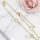Goldfilled Verižica za gleženj Max. 27cm Barva 14K
