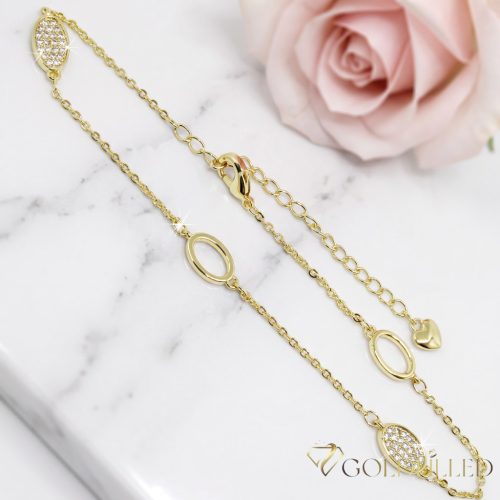 Goldfilled Verižica za gleženj Max. 27cm Barva 14K