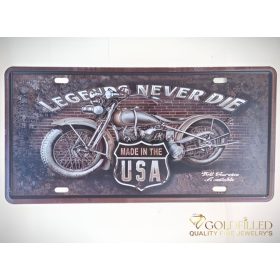 DEKORATIVNA KOVINSKA TABLA 15X30 CM