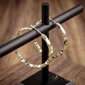 Goldfilled Antialergijske  uhani 35mm 14K barva