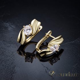 Goldfilled antialergijski uhani 20 mm 14K barva