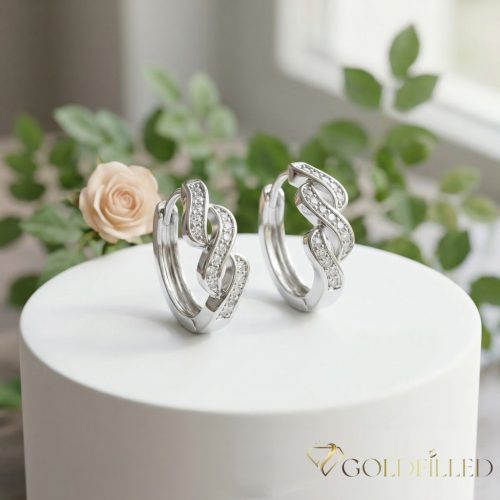 Antiallergijski Goldfilled uhani, 16mm