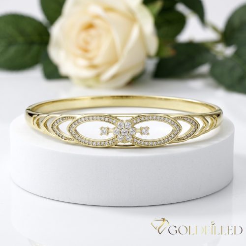 Antiallergene Goldfilled zapestnice 4-10mm  barvna (14K) premer 60mm "odprtljiv"