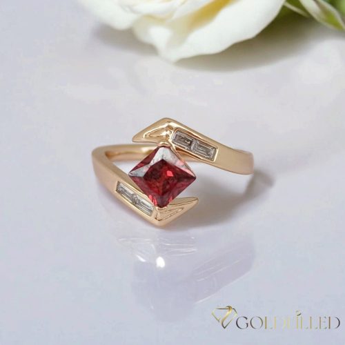 Antialergijski prstan „Goldfilled”, v različnih velikostih, barva 18K