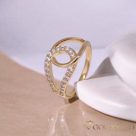   Antialergijski prstan „Goldfilled”, v različnih velikostih, barva 18K