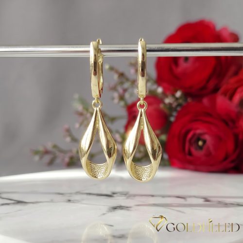 Goldfilled Antiallergene Uhani 38mm 14K barva