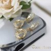 Goldfilled Antiallergene Uhani 38mm 14K barva