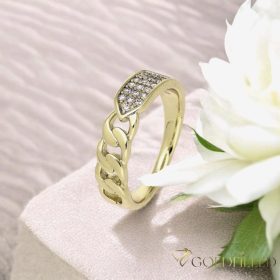   Antialergijski prstan „Goldfilled”, v različnih velikostih, barva 14K