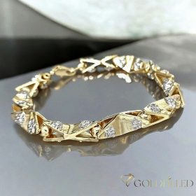 Antiallergene Goldfilled zapestnice 22cm /11mm, večbarvna