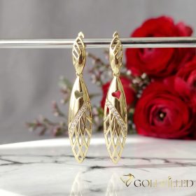 Goldfilled Antialergični Uhan 50mm 14K barva