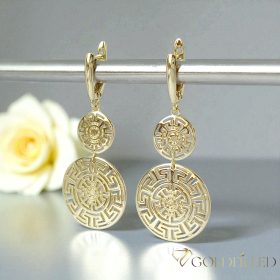 Goldfilled Antialergični Uhan 50mm 14K barva