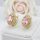Goldfilled antialergijski uhani 18mm 14K barva